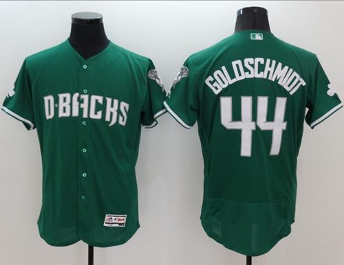 Diamondbacks #44 Paul Goldschmidt Green Celtic Flexbase Authentic Collection Stitched MLB Jersey